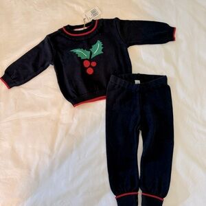 Feltman Bros Infant Holiday Outfit | Navy and Red | 3 months | with tags, new